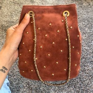 Sezanne Hope Bag in Rose Suede